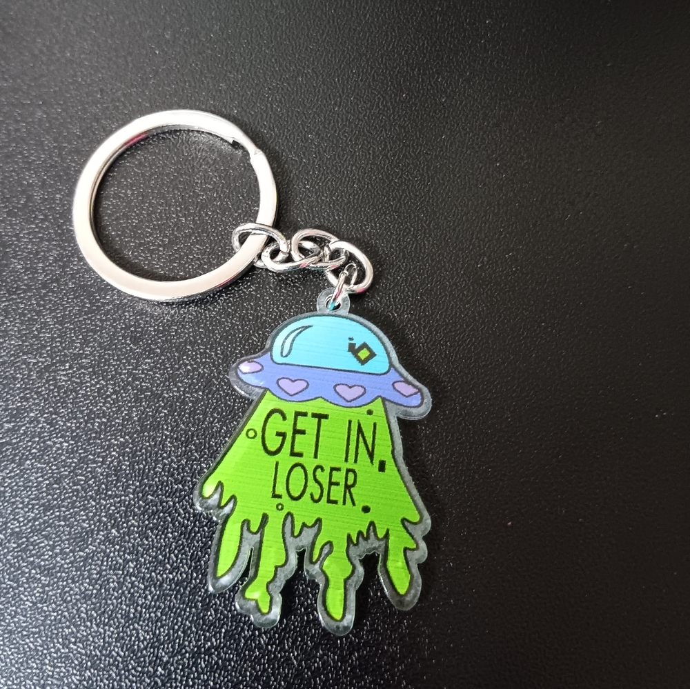 'Get In Loser' Keychain (NEW)